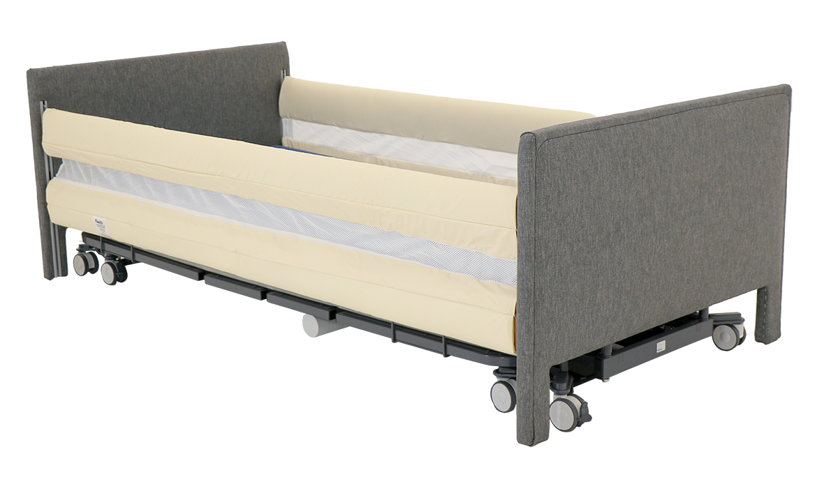 lexa Series Bed with Alrick Padded Cotside Protectors