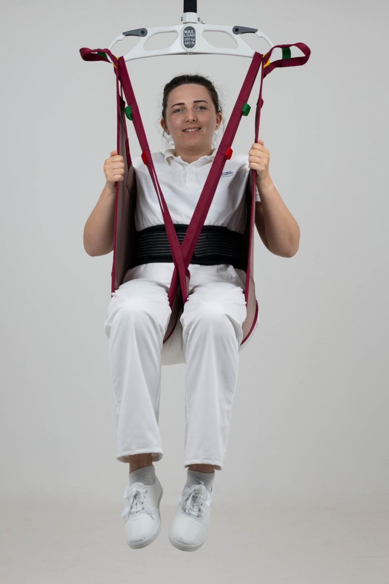 Continental Rigid Low Convenience patient sling back view front view
