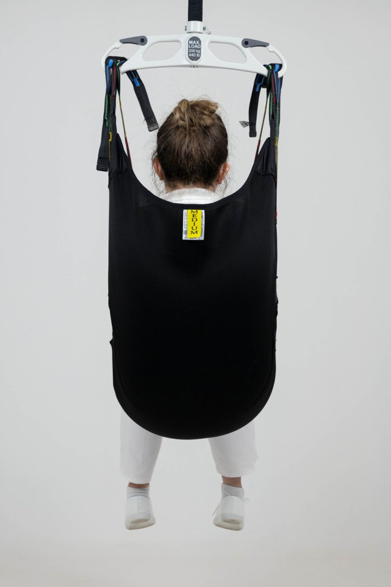 In-Situ Recline Deluxe patient transfer sling back view