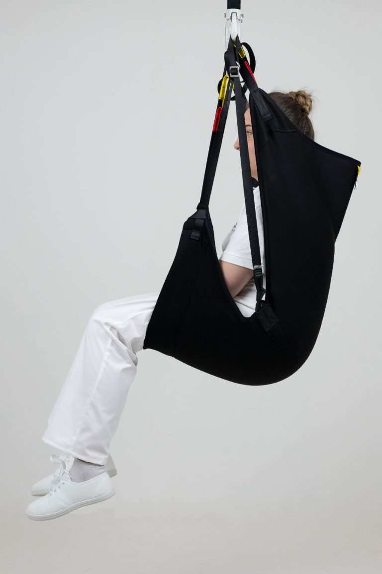 In Situe Recline patient transfer sling side view