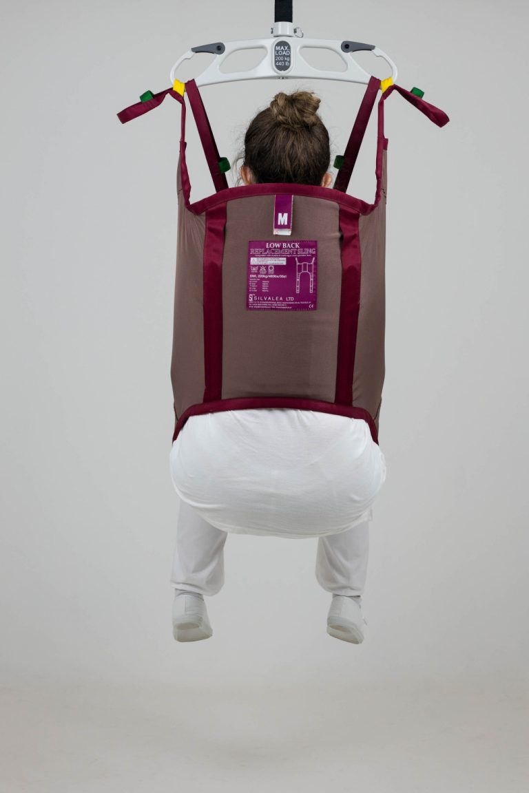 Continental Rigid Low Back patient sling back view