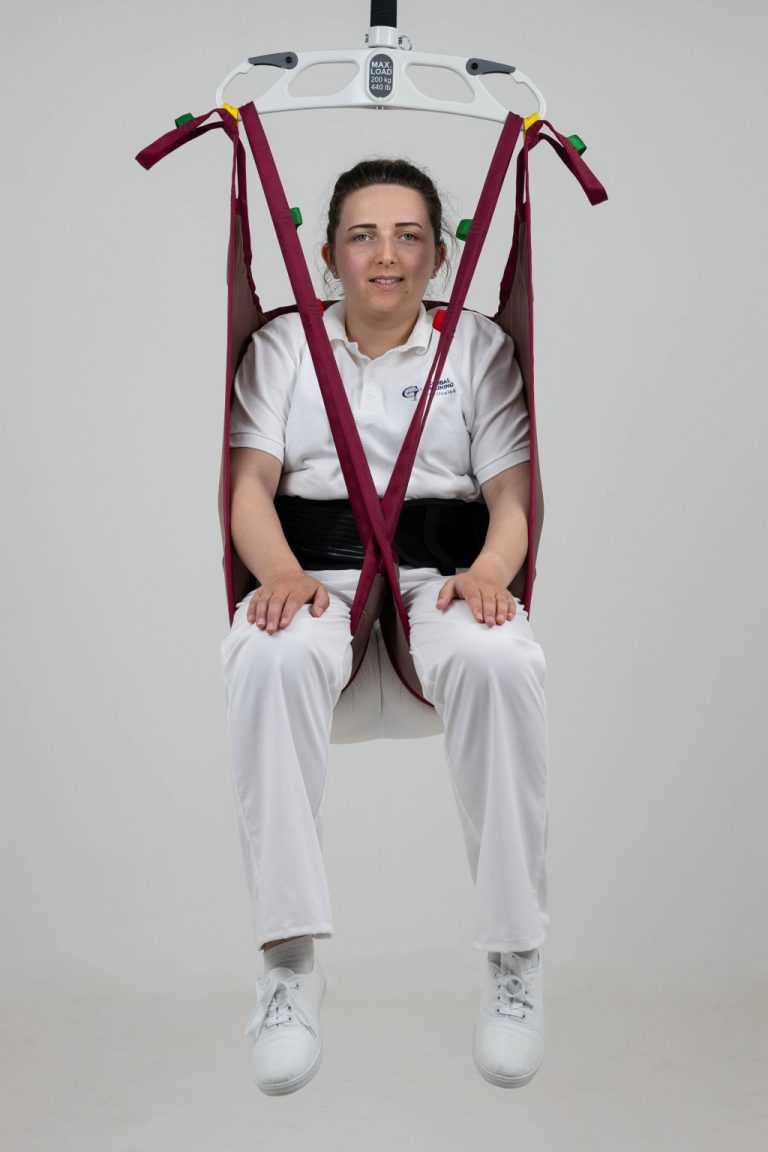 Continental Rigid Low Back patient sling front view