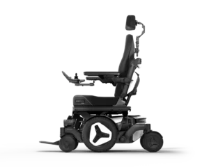M4 Nexa power wheelchair from Permobil in white.